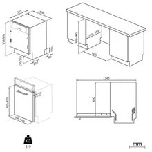 Встраиваемая посудомоечная машина Haier XS 6B0M4PB-08 — фотография 2