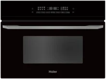 Компактный духовой шкаф с СВЧ Haier HMX-BDC399B — фотография 1
