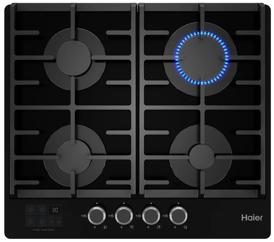 Газовая варочная панель Haier HHX-G64CNSB — фотография 1