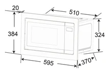 Встраиваемая микроволновая печь Haier HMX-BTG259LX — фотография 6