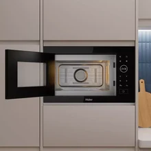 Встраиваемая микроволновая печь Haier HMX-BPG259B — фотография 15