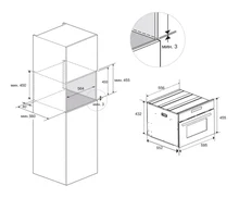 Компактный духовой шкаф с СВЧ Haier HMX-BDC399B — фотография 4