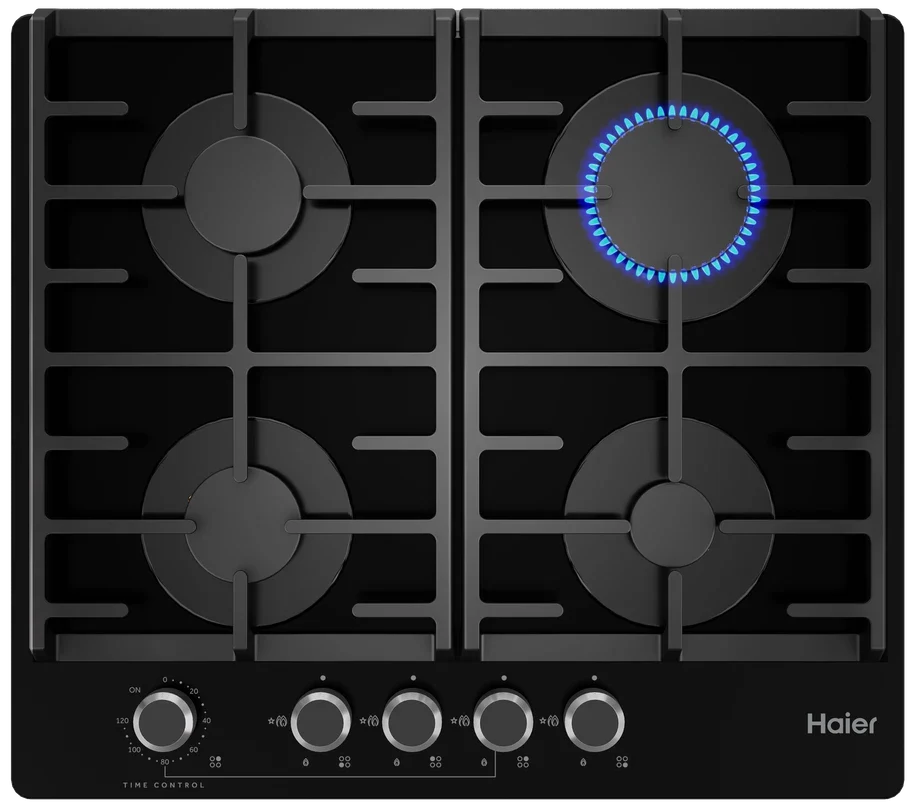 Газовая варочная панель Haier HHX-G64CNMB — фотография 1