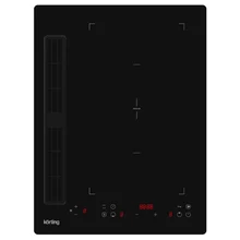 Индукционная варочная панель с интегрированной вытяжкой Korting HIBH 40980 NB — фотография 3