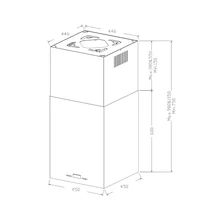 Островная вытяжка Korting KHA 45970 W Cube — фотография 5