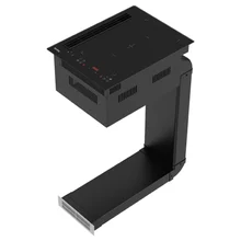 Индукционная варочная панель с интегрированной вытяжкой Korting HIBH 40980 NB — фотография 2