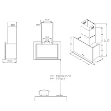 Вертикальная вытяжка Korting KHC 65330 GN — фотография 4