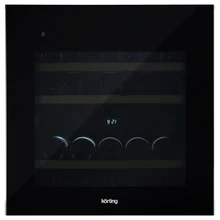 Встраиваемый винный шкаф Korting KFW 604 DB GN — фотография 2