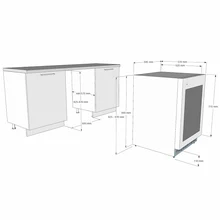 Встраиваемый винный шкаф Korting KFW 803 DB GN — фотография 7
