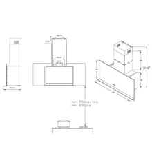 Вертикальная вытяжка Korting KHC 95330 GN — фотография 4