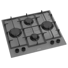 Газовая стеклянная варочная панель HGG 6301 CGr — фотография 3