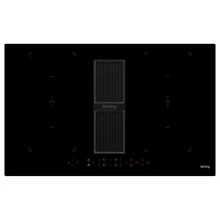 Индукционная варочная панель с интегрированной вытяжкой Korting HIBH 84980 NB — фотография 2