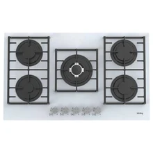 Газовая стеклянная варочная панель Korting HGG 9835 CTW — фотография 2