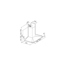 Купольная вытяжка Korting KHC 6951 X — фотография 3