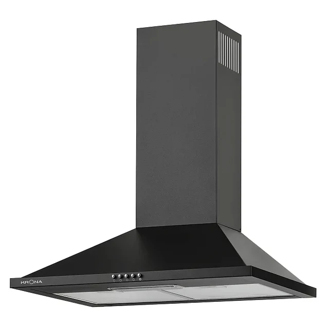 Купольная вытяжка KRONA BELLA 600 BLACK push button
