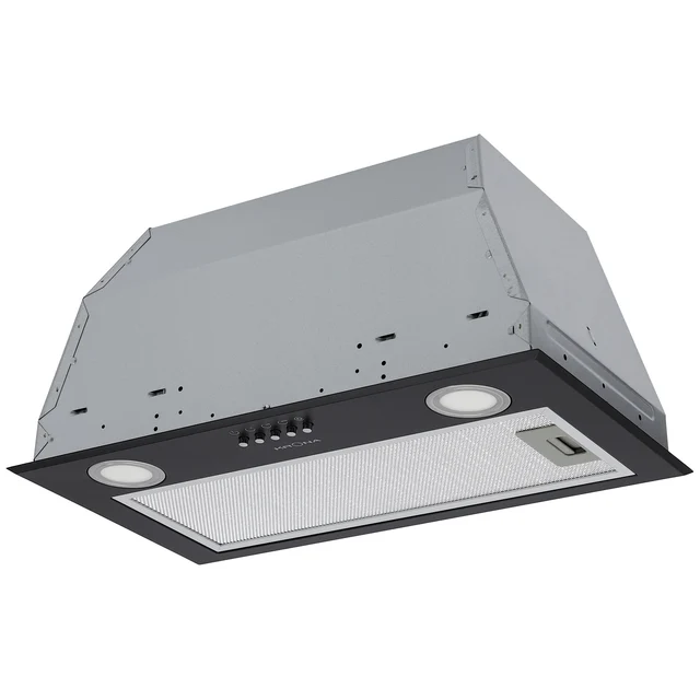 Полновстраиваемая вытяжка KRONA ADEL 600 BLACK PB
