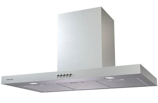 Т-образная вытяжка KRONA Levana 900 inox PB — фотография 1