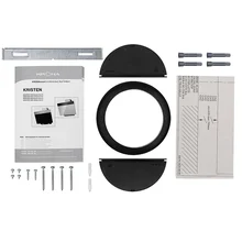 Наклонная вытяжка KRONA Kristen 600 white/inox S — фотография 13