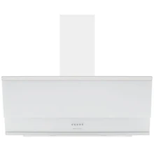 Наклонная вытяжка KRONA IRIDA 900 white push button — фотография 2
