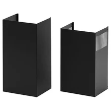 Наклонная вытяжка KRONA IRIDA 900 black push button — фотография 11