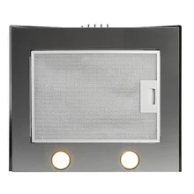 Т-образная вытяжка KRONA SABRINA 600 inox/glass push button — фотография 9