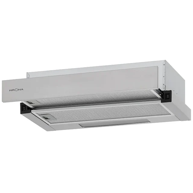 Телескопическая вытяжка KRONA Kamilla R 600 inox (2 мотора)
