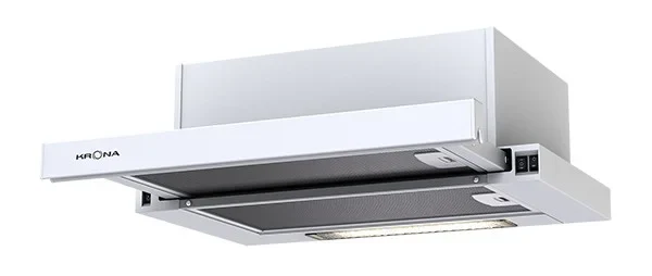 Телескопическая вытяжка KRONA KAMILLA 500 WHITE — фотография 1