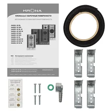 Газовая варочная панель KRONA HAGEL 60 BL W — фотография 11