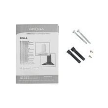 Купольная вытяжка KRONA BELLA 600 BLACK push button — фотография 8