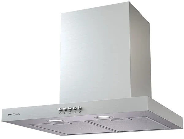 Т-образная вытяжка KRONA Levana 600 inox PB — фотография 1