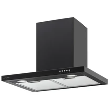 Т-образная вытяжка KRONA RINA 600 black PB — фотография 3