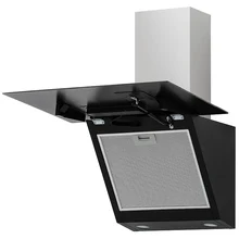 Наклонная вытяжка KRONA Kristen 600 black/inox S — фотография 3