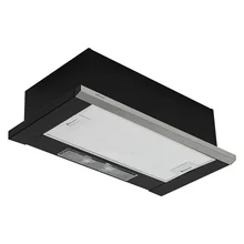 Телескопическая вытяжка KRONA Kamilla slim 600 black/inox (1 мотор) — фотография 3