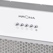 Полновстраиваемая вытяжка KRONA SELINA 600 white PB — фотография 8
