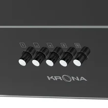Наклонная вытяжка KRONA VEREIN II 600 BLACK PB — фотография 8