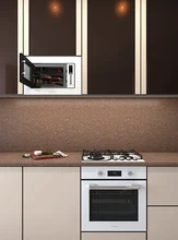 Встраиваемая микроволновая печь KRONA LAUNE 60 WH DOTS K — фотография 5