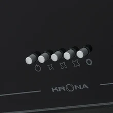 Наклонная вытяжка KRONA JINA 600 BLACK PB — фотография 8
