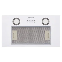 Полновстраиваемая вытяжка KRONA SELINA 600 white PB — фотография 3