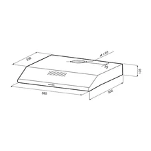 Плоская вытяжка KRONA LIANA 600 INOX PB — фотография 13