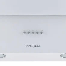 Наклонная вытяжка KRONA INGA 600 white push button — фотография 4
