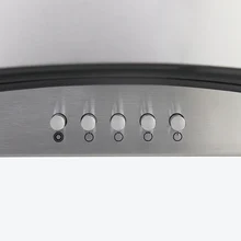 Т-образная вытяжка KRONA SABRINA 600 inox/glass push button — фотография 4