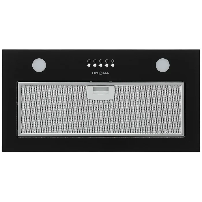 Полновстраиваемая вытяжка KRONA LUISA 600 GLASS BLACK PB — фотография 1