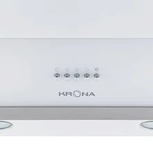 Наклонная вытяжка KRONA IRIDA 600 white push button — фотография 5