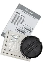 Телескопическая вытяжка KRONA Kamilla slim 600 white (1 мотор) — фотография 14