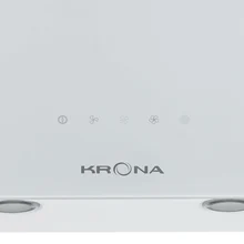 Наклонная вытяжка KRONA AURORA 600 white S — фотография 6