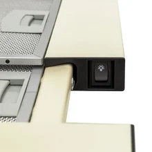 Телескопическая вытяжка KRONA Kamilla slim 600 ivory (1 мотор) — фотография 11
