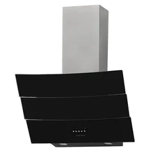 Наклонная вытяжка KRONA INGA 600 inox/black push button — фотография 2