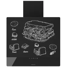 Вертикальная вытяжка KRONA DOMENIKA 600 BLACK S — фотография 3