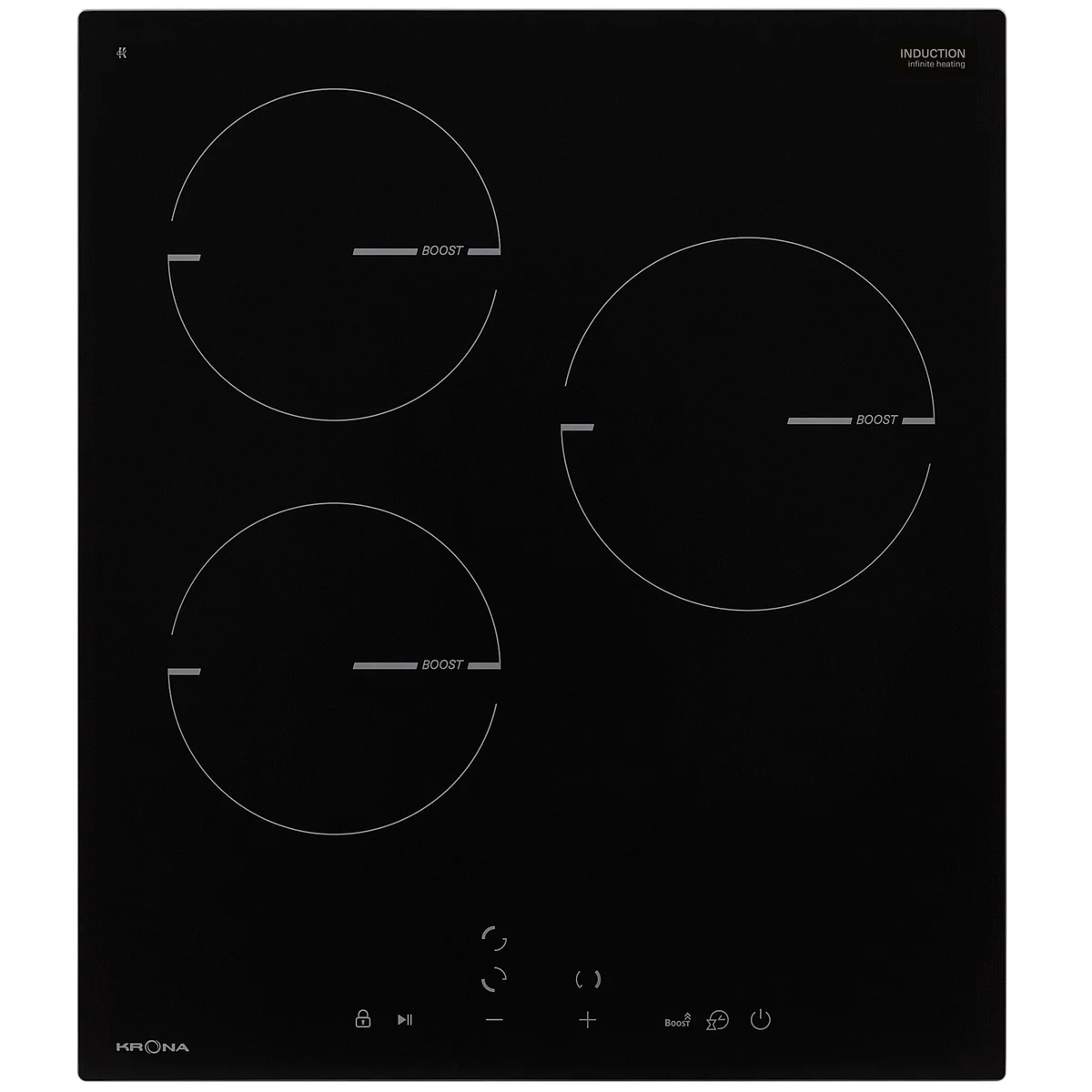 Индукционная варочная панель KRONA MAGIER 45 BL 3BTK — фотография 1