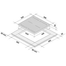 Индукционная варочная панель KRONA ETERNO 60 BL — фотография 18